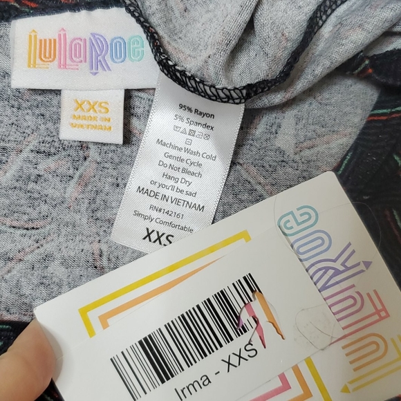 NWT LuLaRoe Irma Tunic Top - Picture 7 of 7
